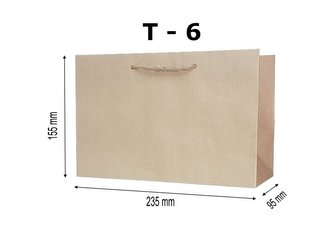 Torebka ozdobna T-6 kraft