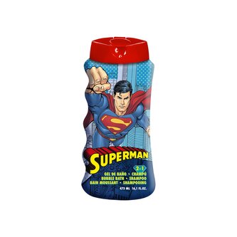 Superman 2v1 šampon a pěna do koupele 475 ml