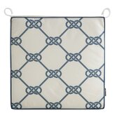 Zahradní podsedák na židli MARINE bílá 42x42x4 cm Mybesthome