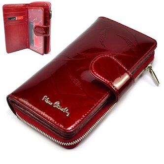 Pierre Cardin Dámská peněženka červeno-hnědá