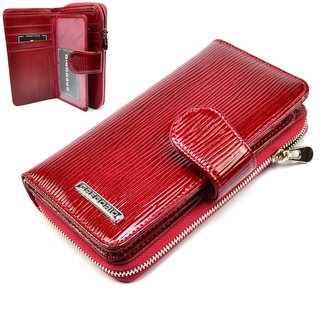 Gregorio Peněženka dámská červená se zapínáním