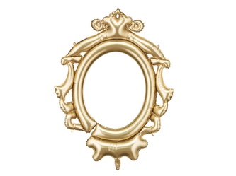 Balónek fóliový zlatý rámeček 78 x 95 cm