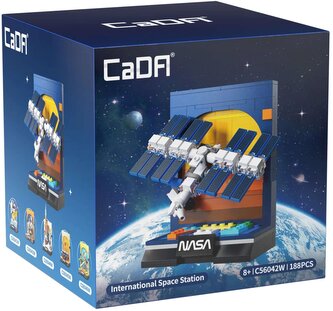 Klocki CADA. NASA wystawa satelita Intenational Space Station 188 elementów