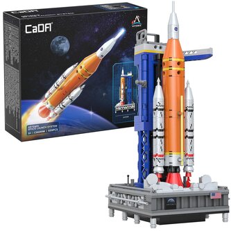 Klocki CADA. NASA SLS Artemis Rocket  659 elementów