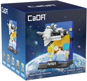 Klocki CADA. NASA wystawa odkrywacz kosmiczny Space Shuttle Discovery 250 elementów