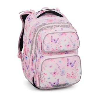 Školní batoh BagMaster DOPI 25 A - Motýle