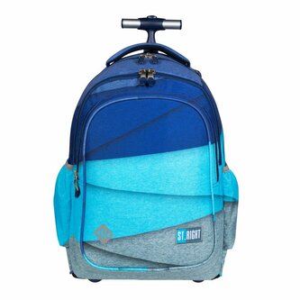 Plecak na kółkach ST.RIGHT TB-01 Melanżowe paski CACA