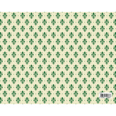 Dárkový balicí papír FLORENTIA 70x100 cm - zelený vzor