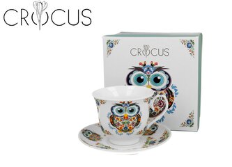 Filiżanka ze spodkiem SOWA ETNO