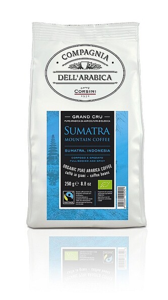 Corsini BIO Sumatra Mountain zrno 250g Corsini BIO Sumatra Mountain zrno 250g