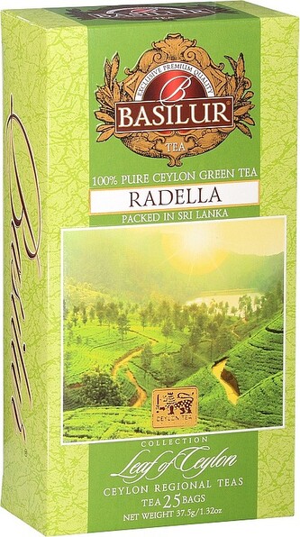 BASILUR Leaf of Ceylon Radella nepřebal 25x1.5g BASILUR Leaf of Ceylon Radella nepřebal 25x1.5g