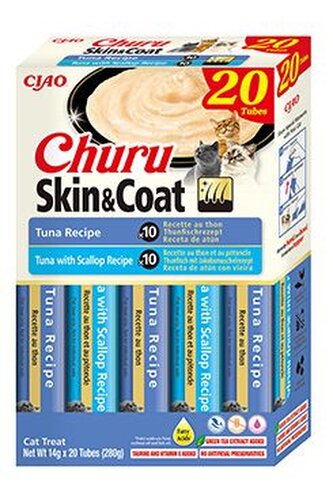Churu Cat BOX Skin&Coat Tuna Variety 20x14g