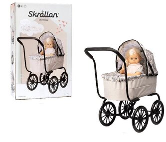 Wózek dla lalek w stylu retro