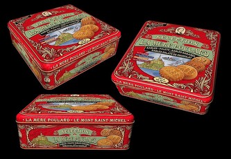 La Mére Poulard Coffret Assortiment 4 Biscuits plech 750g