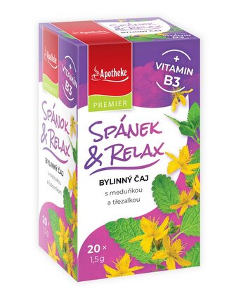 APOTHEKE Spánek a Relax 20x1,5g