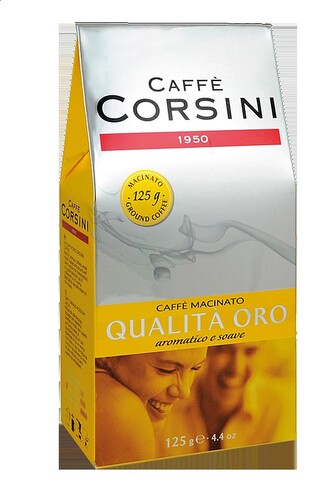 Corsini Qualita' Oro mletá 125g Corsini Qualita' Oro mletá 125g