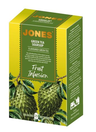 JONES Green Soursop přebal 25x2g