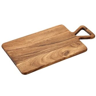 Prkénko na krájení a servírování, 42 x 23 x 1,7 cm, akáciové dřevo KESPER 29130