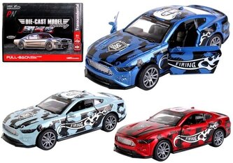 Samochód metalowy 1:32 napęd sport No.3 mix