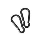 Černá karabina, 6mm, 2 ks, BCB