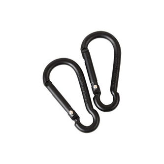 Černá karabina, 6mm, 2 ks, BCB