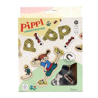 Magnetyczne literki i obrazki Pippi
