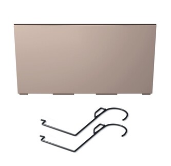 Truhlík CORBI s háky a vkladem mocca, varianta 58 cm