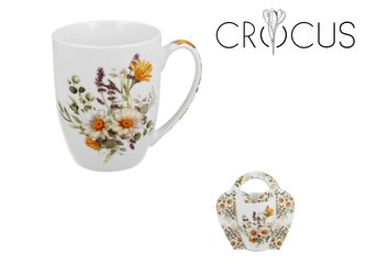 Kubek 350 ml w koszyczku DAISY (sprzedaż w zestawach po 6 szt.)