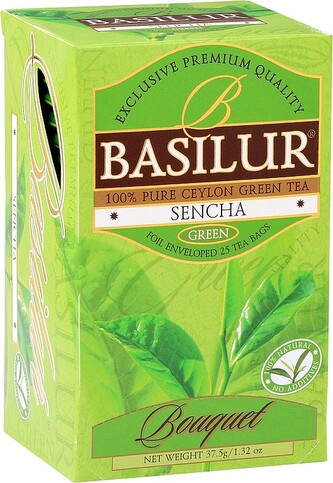BASILUR Bouquet Sencha přebal 25x1,5g BASILUR Bouquet Sencha přebal 25x1,5g
