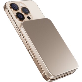 Epico UltraPack EM51 Qi2 5000mAh Slim Alu Mag+ powerbanka pouštní titanová