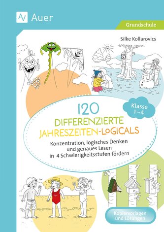 120 differenzierte Jahreszeiten-Logicals Kl. 1-4