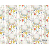 Dárkový balicí papír CANDY 70x100 cm - balónky
