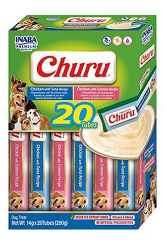 Churu Dog BOX Chicken with Seafoods Variety 20x14g