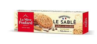 La Mére Poulard Tradition Chocolate chip butter biscuits papír 125g