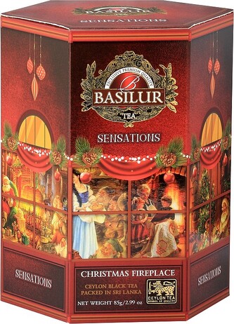 BASILUR Sensations Christmas Fireplace papír 85g