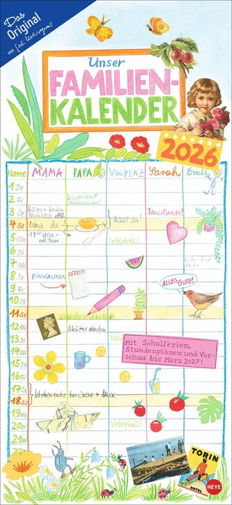 Gabi Kohwagner Unser Familienkalender 2026