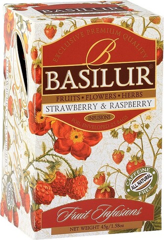 BASILUR Fruit Strawberry & Raspberry přebal 25x1,8g