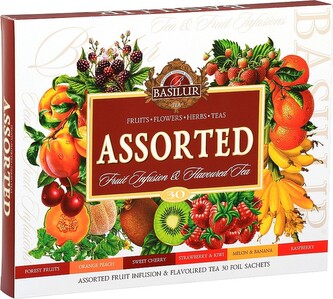 BASILUR Assorted Fruit & Flavoured Tea přebal 30 gastro sáčků BASILUR Assorted Fruit & Flavoured Tea přebal 30 gastro sáčků