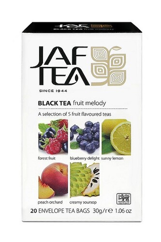 JAFTEA Black Fruit Melody přebal 4x5x1,5g