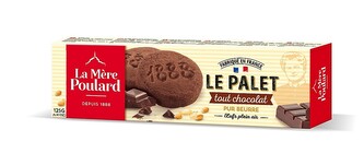 La Mére Poulard Tradition All chocolate French shortbread papír 125g