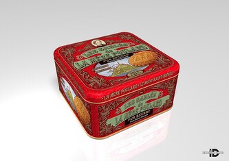 La Mére Coffret Pure butter biscuit plech 250g