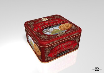 La Mére Coffret Chocolate chip butter biscuits plech 250g