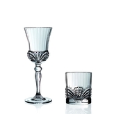 sklen. 6ks+6ks, 280ml WHISKY+200ml-VÍNO, RCR AUREA, DB