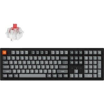 Keychron K10 herní klávesnice (US) (Super Red switch) černá