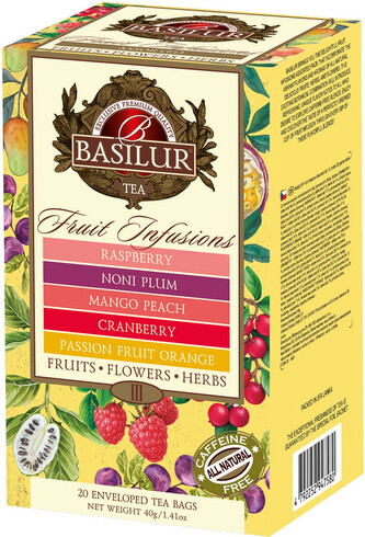 BASILUR Fruit Infusions Assorted Vol. III. přebal 20 gastro sáčků