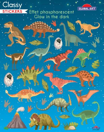 samol. GG CLS 215205 svítící ve tmě - Dinosaurs