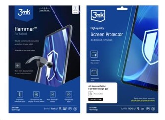 3mk All-Safe - AIO PLUS fólie Hammer Cutting Mat - Tablet Plus do 15", 5 ks 3mk All-Safe - AIO PLUS fólie Hammer Cutting Mat - Tablet Plus do 15", 5 ks