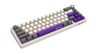 LORGAR Klávesnice KBP70MW, mechanická, bezdrátová herní, béžová, CS