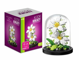 Klocki kwiaty Stokrotki pod kloszem 248el 136955 Klocki kwiaty Stokrotki pod kloszem 248el 136955