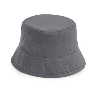 Klobouk z organické bavlny Beechfield - šedý, L/XL